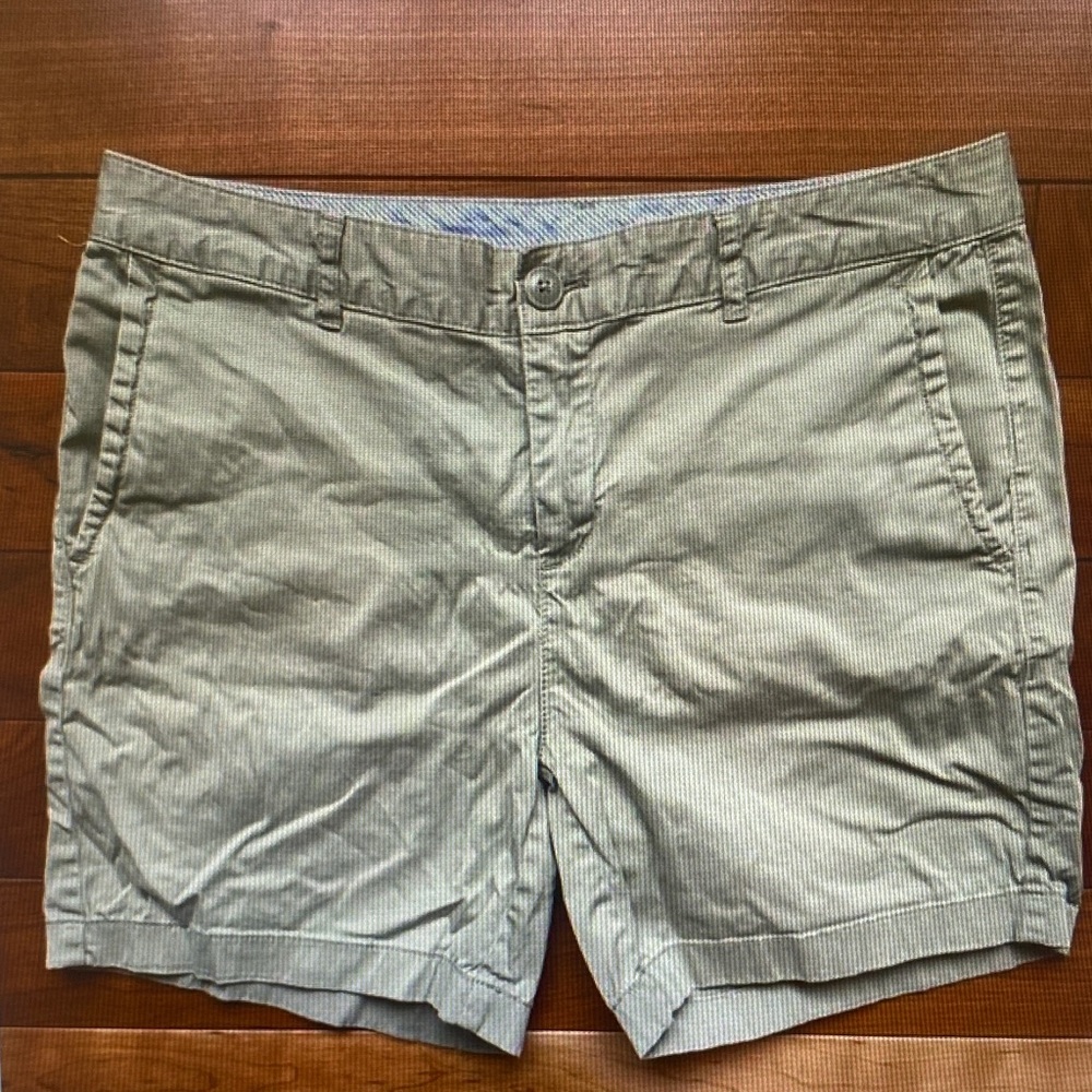 L.L. Bean Women's Light Olive Chino Bermuda Shorts